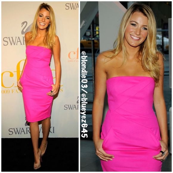 Michael Kors pink wool strapless dress from the Fall 2009 collection 8 - Picture 1 of 9